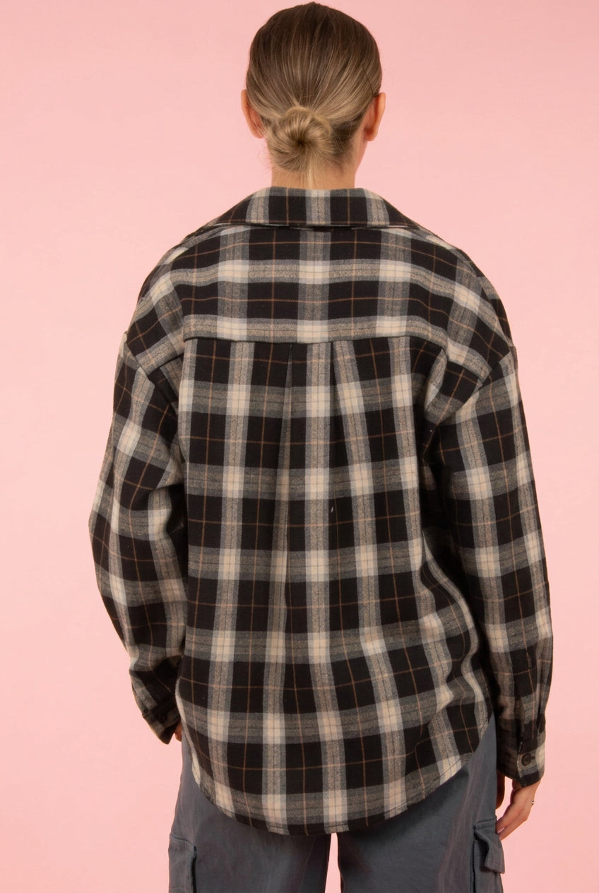Camicia quadri Black