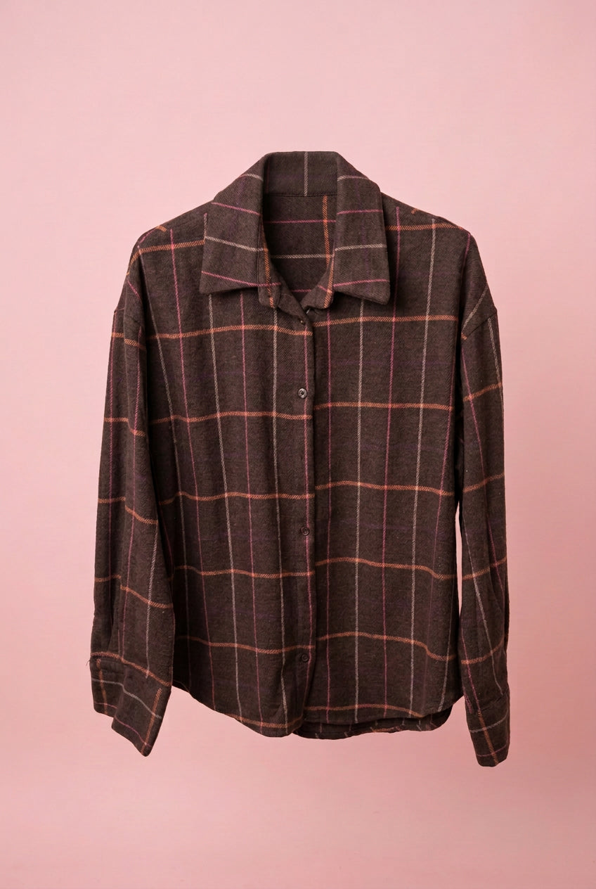 Camicia quadri cioccolato
