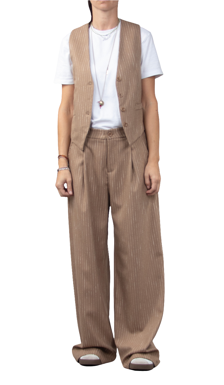 Pantalone gessato