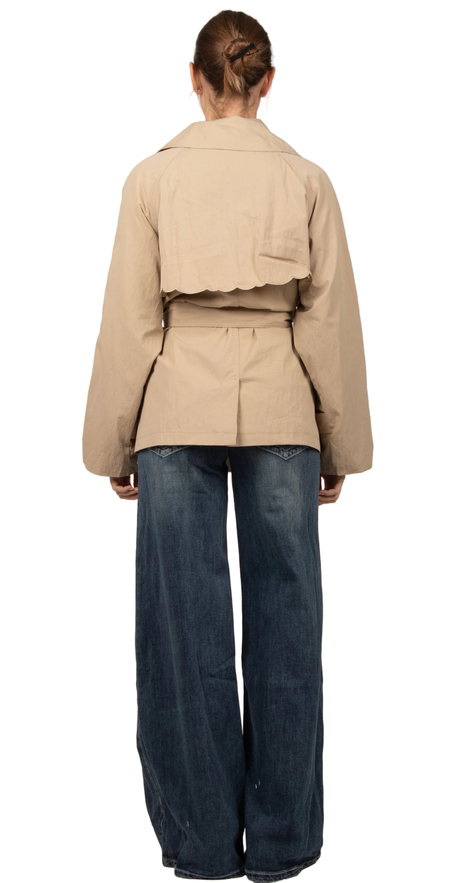 Trench ricamo