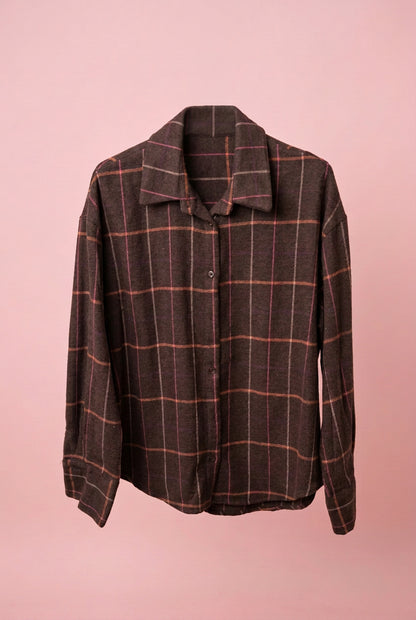 Camicia quadri cioccolato