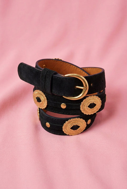 Cintura Borchie nera