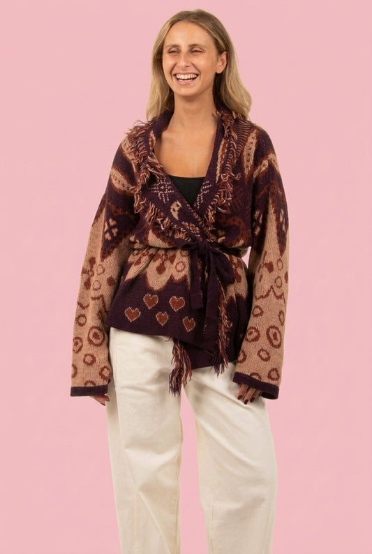Cardigan cuori