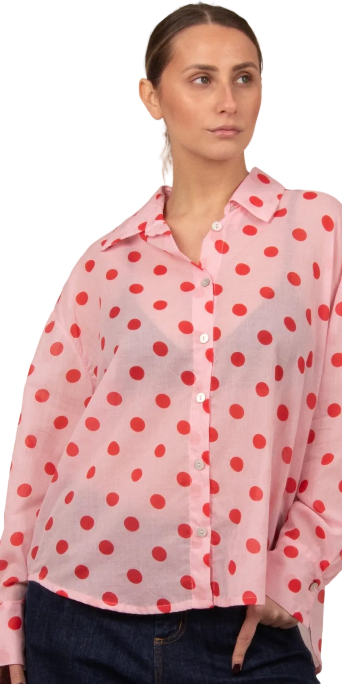 Camicia pois Rosa