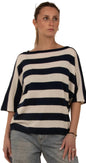 Maglia righe blu