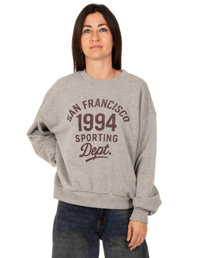 Felpa San Francisco grigio chiaro