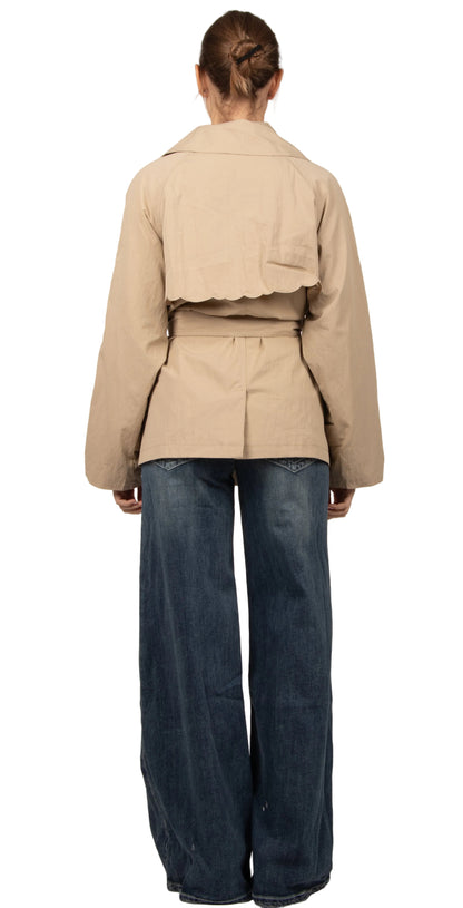 Trench ricamo
