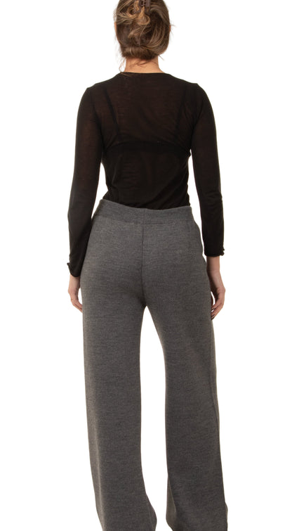 Completo in maglia grigio