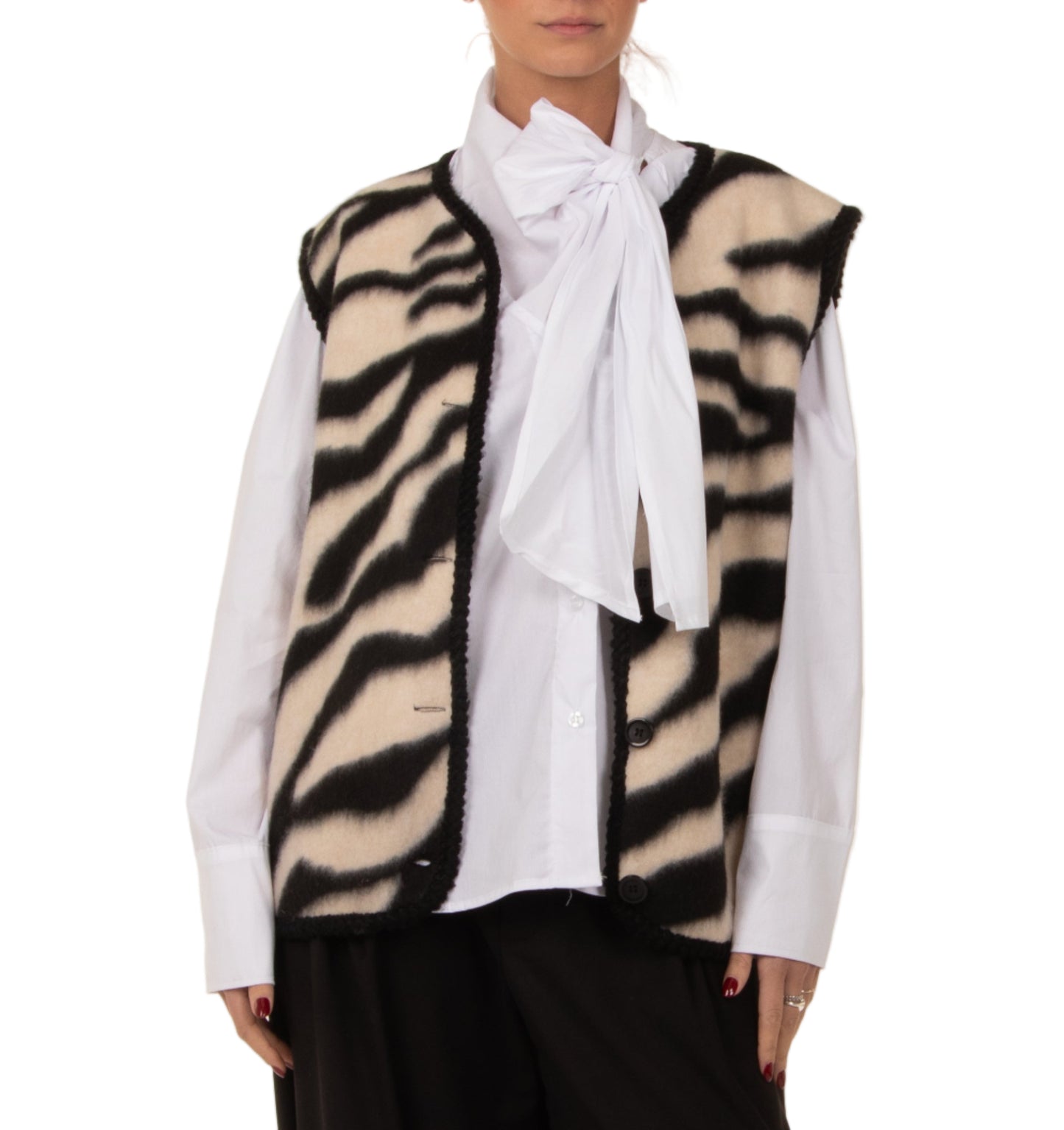 Gilet zebrato